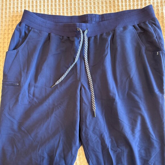 Jaanuu Women's Scrub Jogger Pant- NAVY- 1XL - Picture 1 of 5